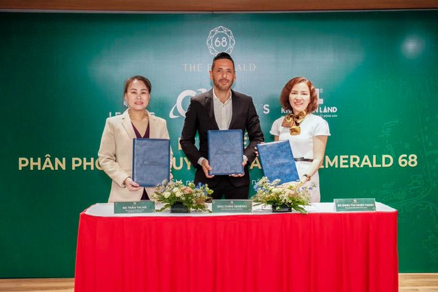 Khải Hoàn Land ký kết cùng Coteccons, Lê Phong phân phối độc quyền dự án The Emerald 68 - Ảnh 1.